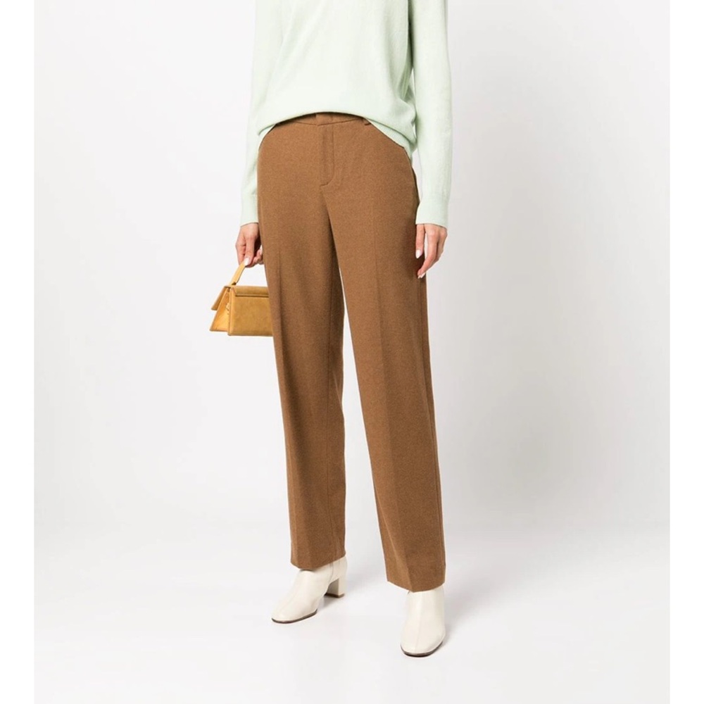 Vince flannel straight leg trousers, size 8